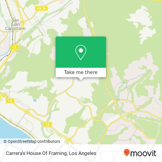 Mapa de Carrera's House Of Framing