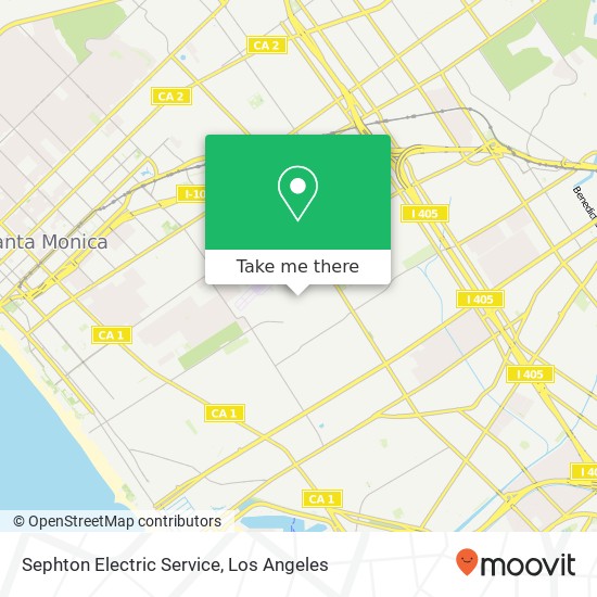 Mapa de Sephton Electric Service