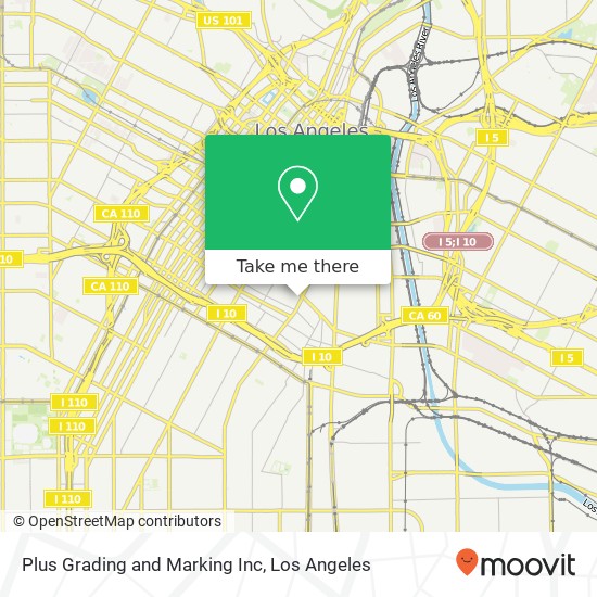 Plus Grading and Marking Inc map