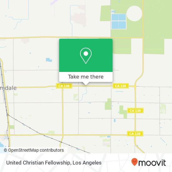 United Christian Fellowship map