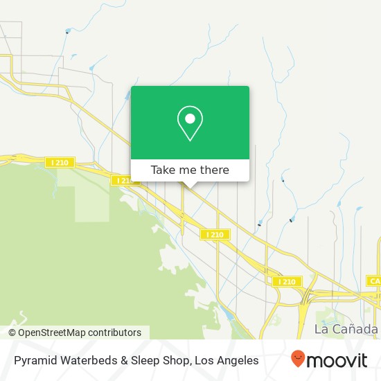 Mapa de Pyramid Waterbeds & Sleep Shop