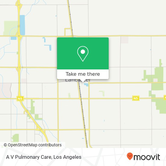 Mapa de A V Pulmonary Care