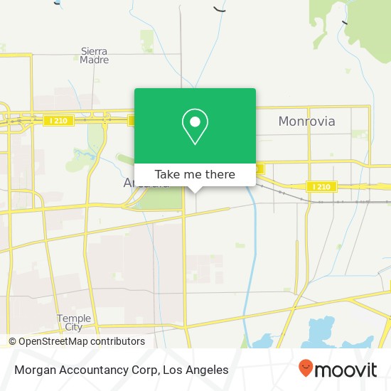 Mapa de Morgan Accountancy Corp
