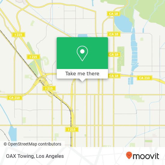 OAX Towing map