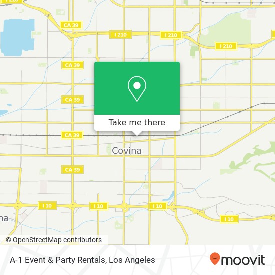 A-1 Event & Party Rentals map