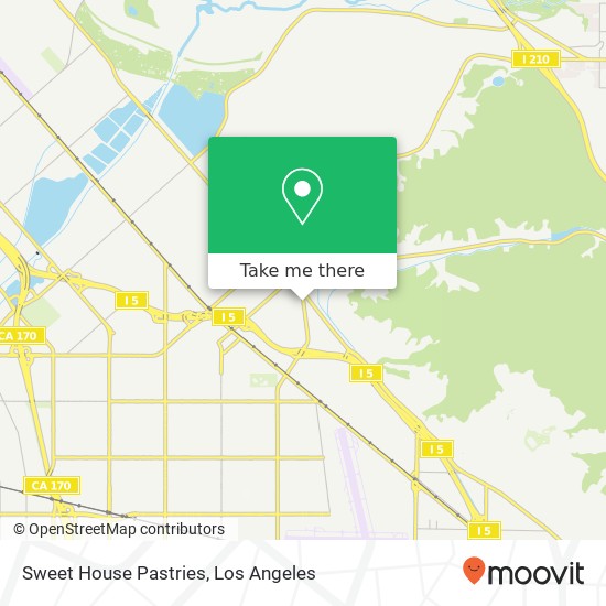 Mapa de Sweet House Pastries