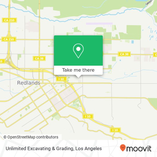 Unlimited Excavating & Grading map