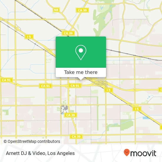 Arnett DJ & Video map