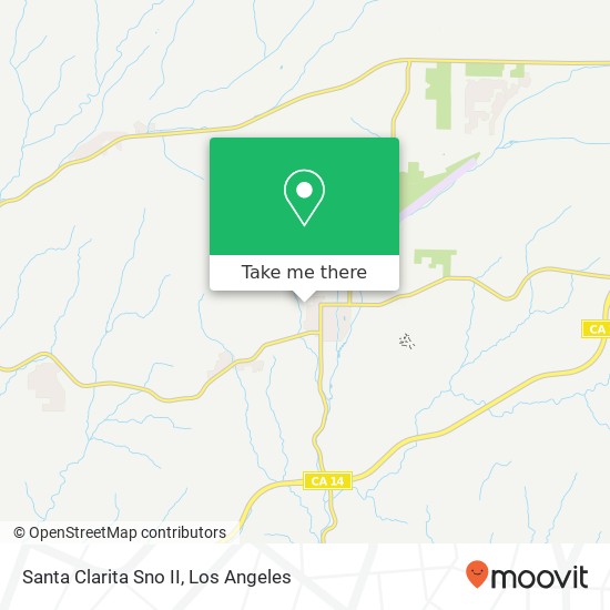 Santa Clarita Sno II map