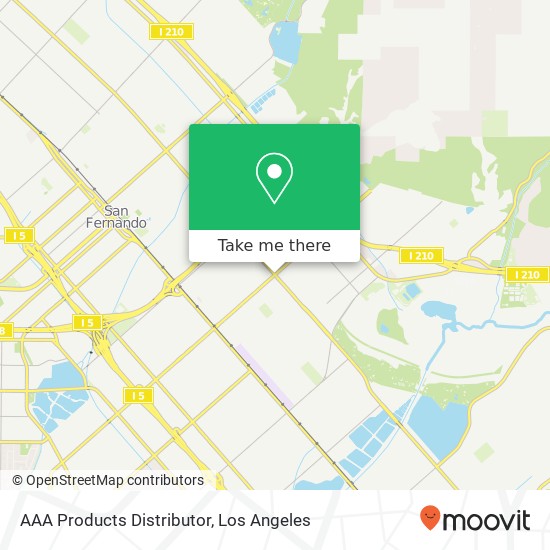 Mapa de AAA Products Distributor