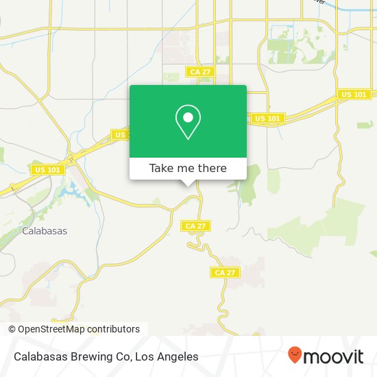 Calabasas Brewing Co map