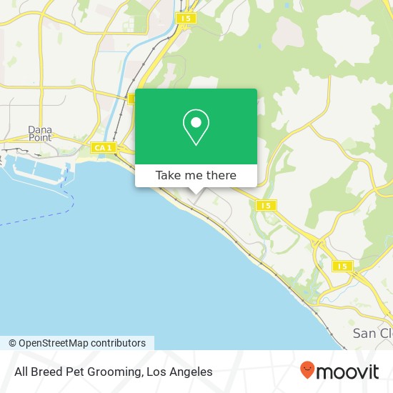 All Breed Pet Grooming map