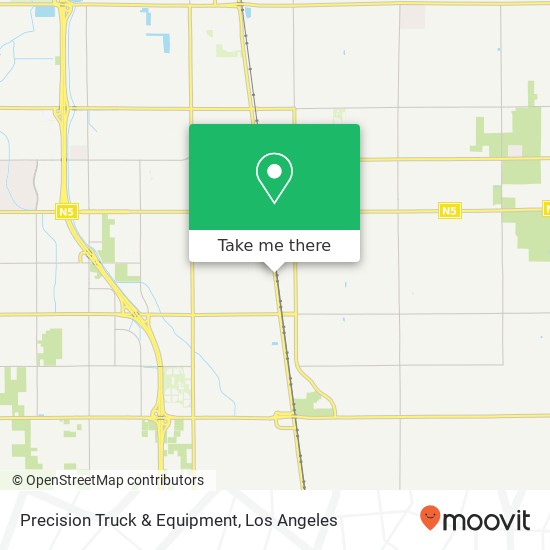 Precision Truck & Equipment map