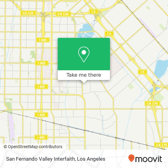 San Fernando Valley Interfaith map