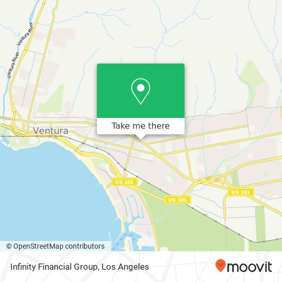 Infinity Financial Group map