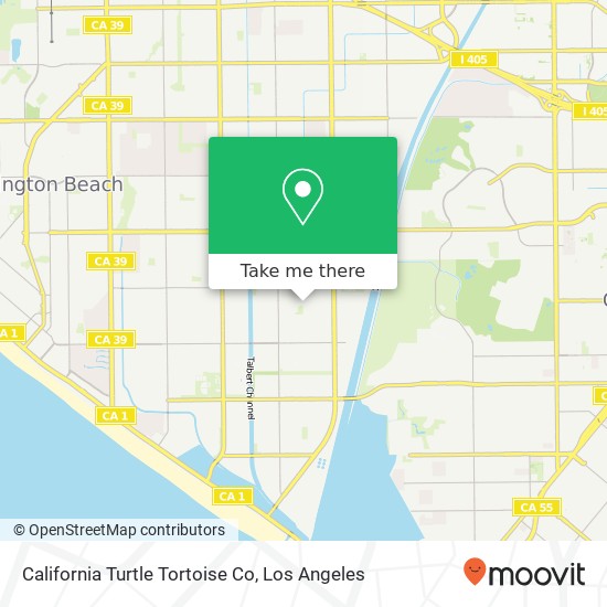 California Turtle Tortoise Co map