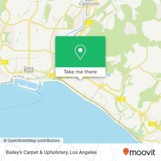 Bailey's Carpet & Upholstery map