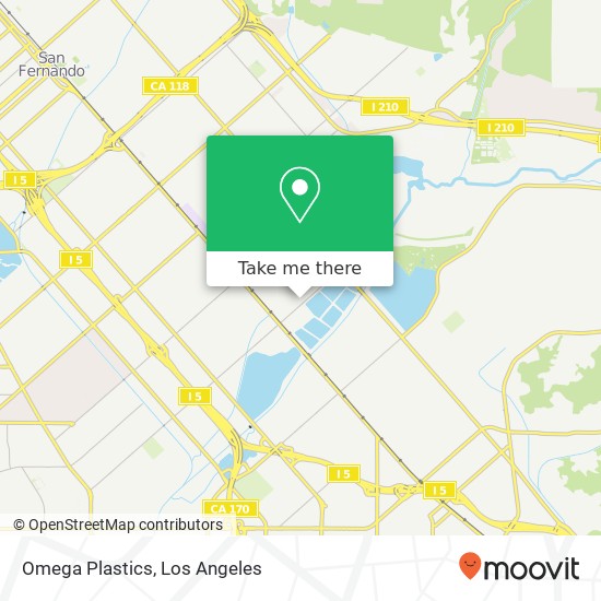 Mapa de Omega Plastics