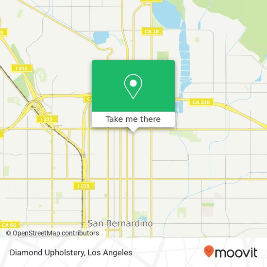 Diamond Upholstery map