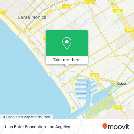 Ulan Bator Foundation map