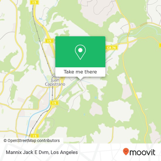 Mapa de Mannix Jack E Dvm