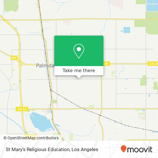 St Mary's Religious Education map