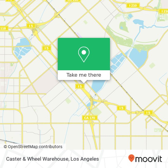 Mapa de Caster & Wheel Warehouse