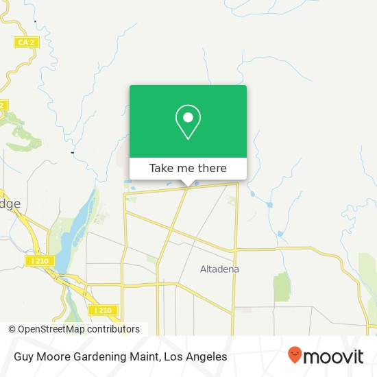 Guy Moore Gardening Maint map