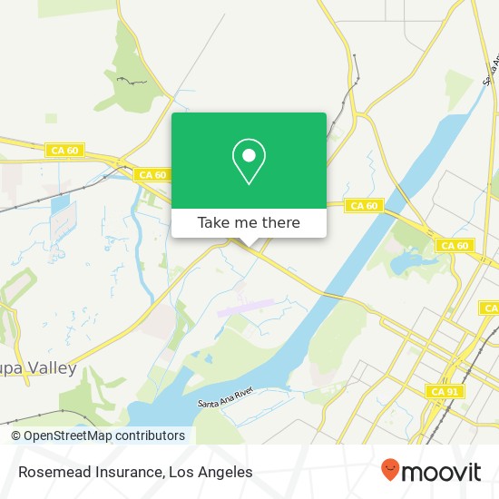 Rosemead Insurance map