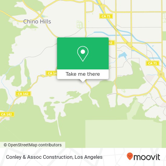 Mapa de Conley & Assoc Construction