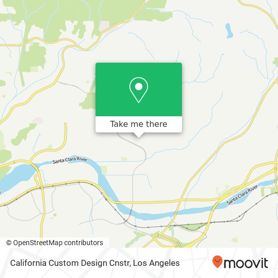 Mapa de California Custom Design Cnstr