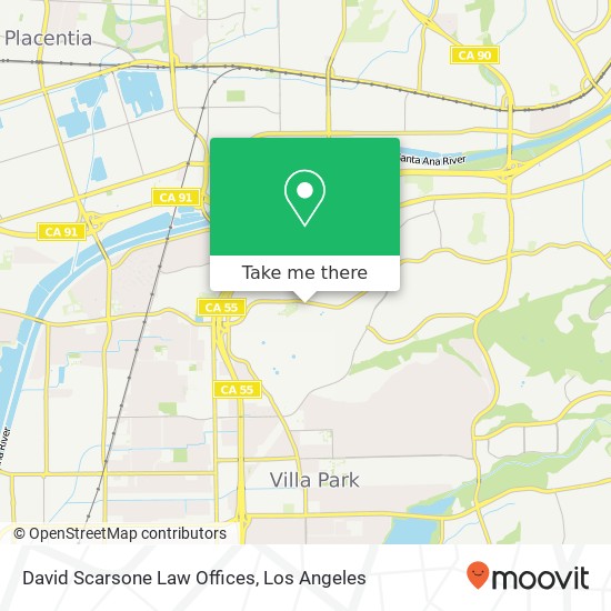 David Scarsone Law Offices map