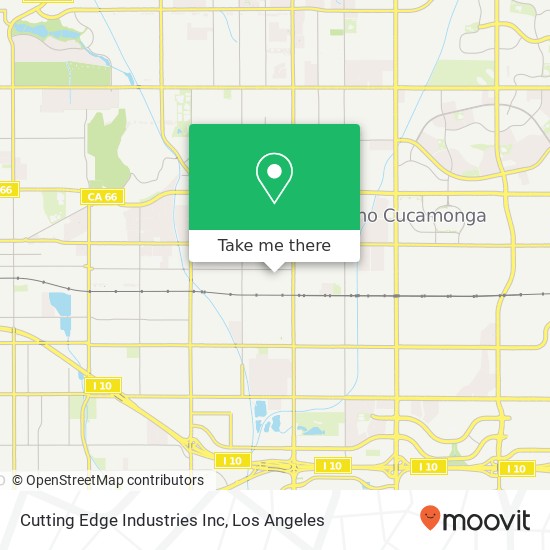 Cutting Edge Industries Inc map