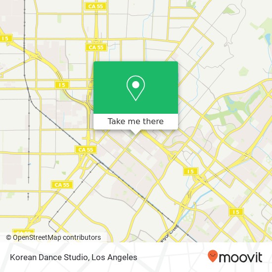 Mapa de Korean Dance Studio