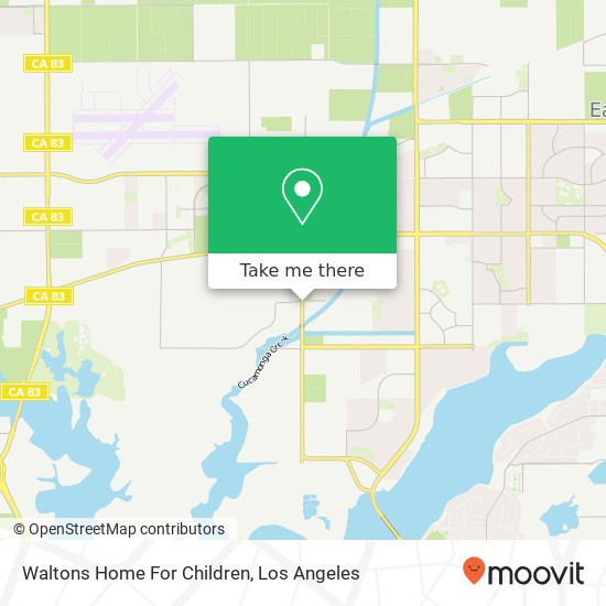 Waltons Home For Children map