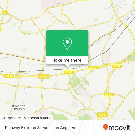 Richway Express Service map