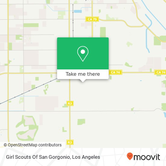 Girl Scouts Of San Gorgonio map