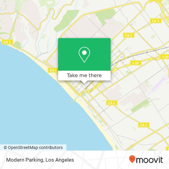 Modern Parking map