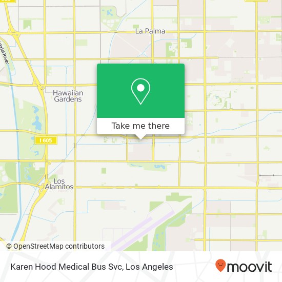 Karen Hood Medical Bus Svc map