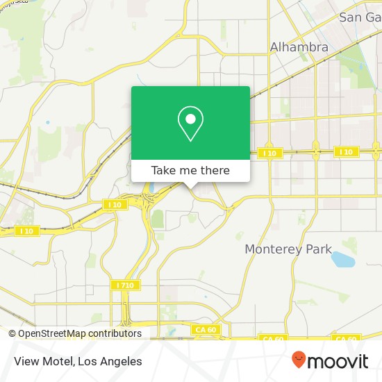 Mapa de View Motel