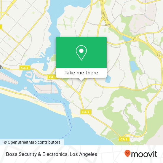 Mapa de Boss Security & Electronics