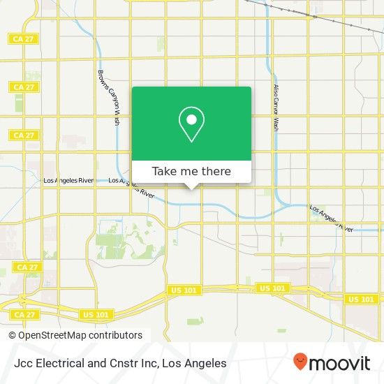 Jcc Electrical and Cnstr Inc map