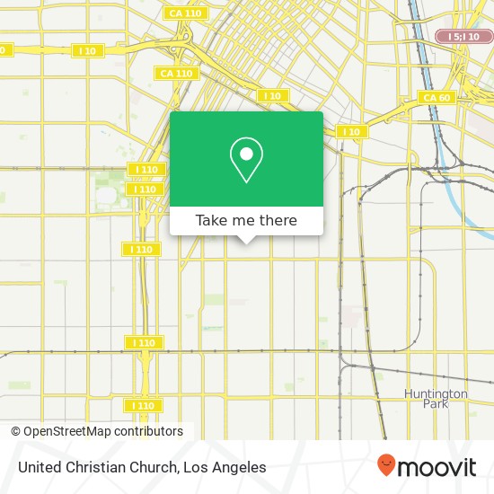 United Christian Church map