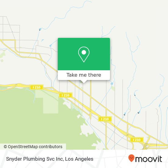 Mapa de Snyder Plumbing Svc Inc