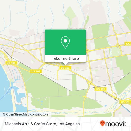 Michaels Arts & Crafts Store map