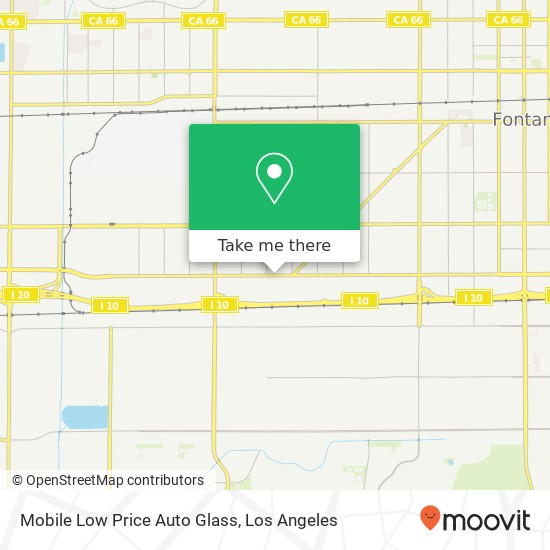 Mobile Low Price Auto Glass map