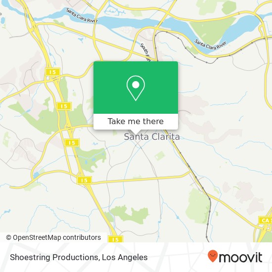 Shoestring Productions map