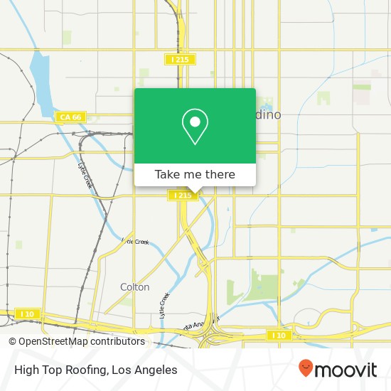 High Top Roofing map