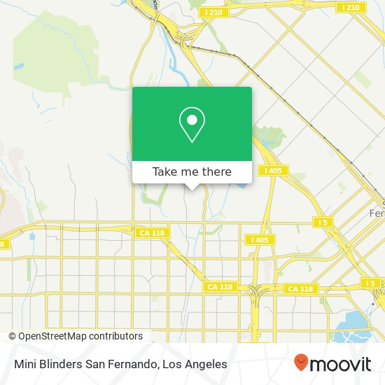 Mapa de Mini Blinders San Fernando