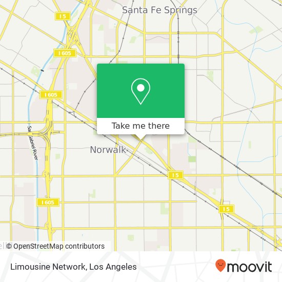 Mapa de Limousine Network